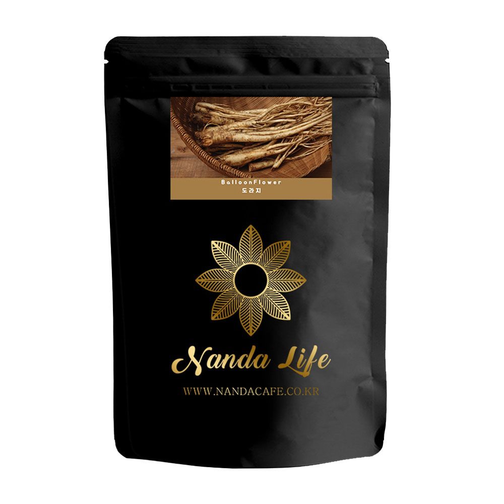 Nanda Life Premium Bellflower Root Tea 50 Tea Bags 100% Korean Natural Saponin-Rich Tea Caffeine-Free Respiratory Wellness _ Made in Korea